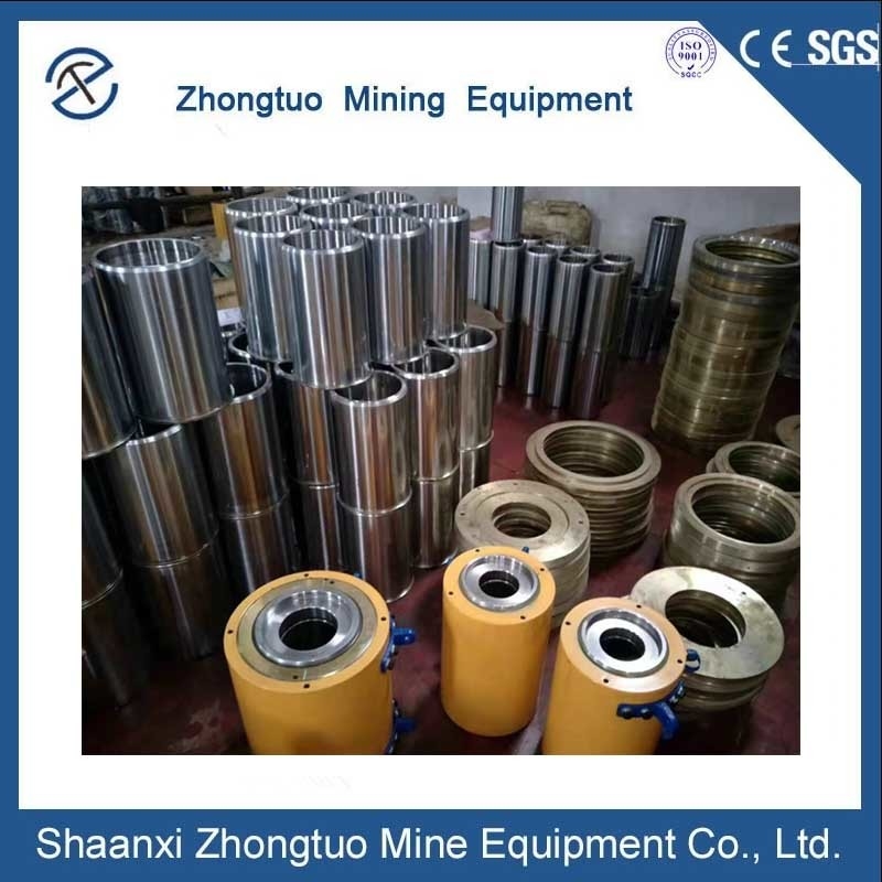 High Strength Steel Hydraulic Stressing Jack System For Bridge Hollow Steel Strand Tensioning