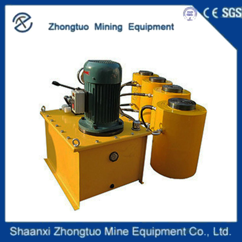 Hydraulic Stressing Jack Professional Tensioning For Steel Strand Anchorage Rock Anchoring