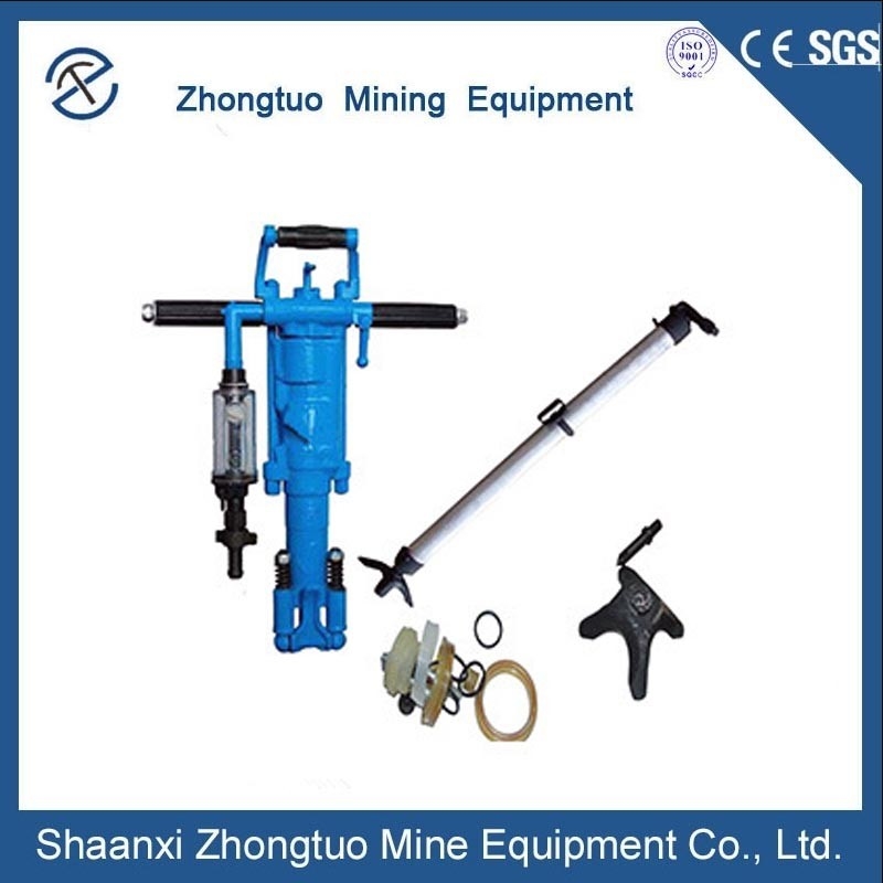 Diamond Bit Pneumatic Rock Drill Rigs Core Drilling Machine Lightweight And Low Noise