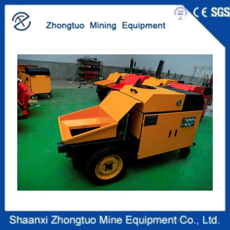 Mini Concrete Pump Truck Concrete Injection Pump With 15KW Motor 8MPA Pressure