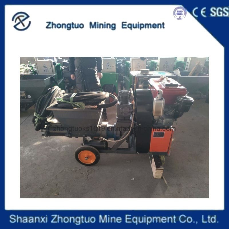 Mortar Spray Machine For Cement Shotcrete Spraying And Wall Plastering Shot Concrete Machine