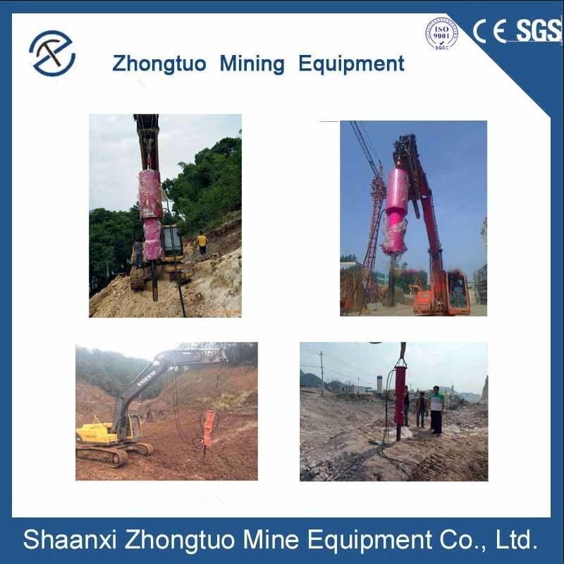 Huge Rock Splitter For Quarrying Operations Mounted With Excavator Powerful