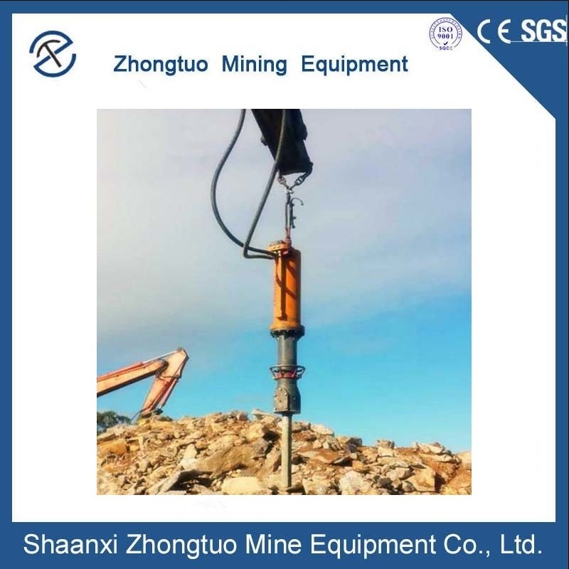 Huge Rock Splitter For Quarrying Operations Mounted With Excavator Powerful