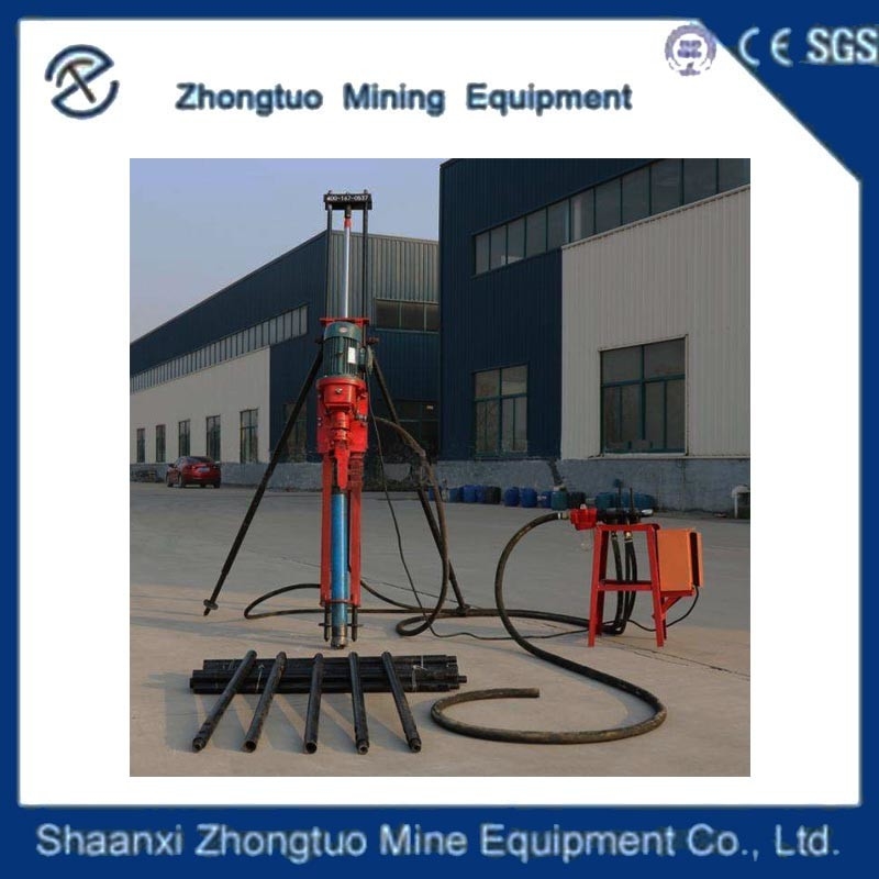 Portable DTH Drilling Rig With Air Leg Optimized For High Performance Drilling Applications