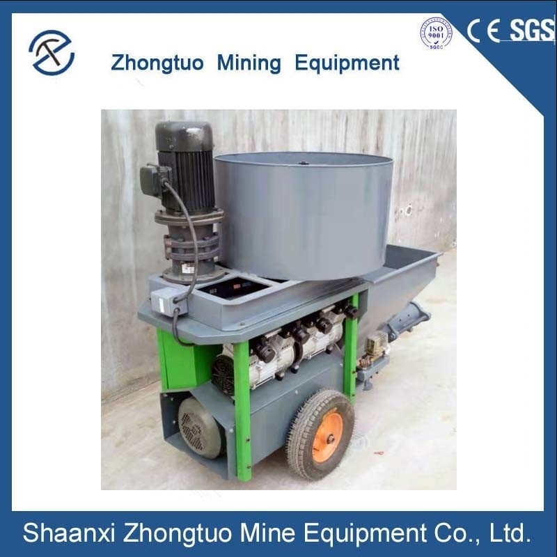50-Liter Hopper Concrete Pumping Machine Mixed Cement Mortar Plaster Spray Machine
