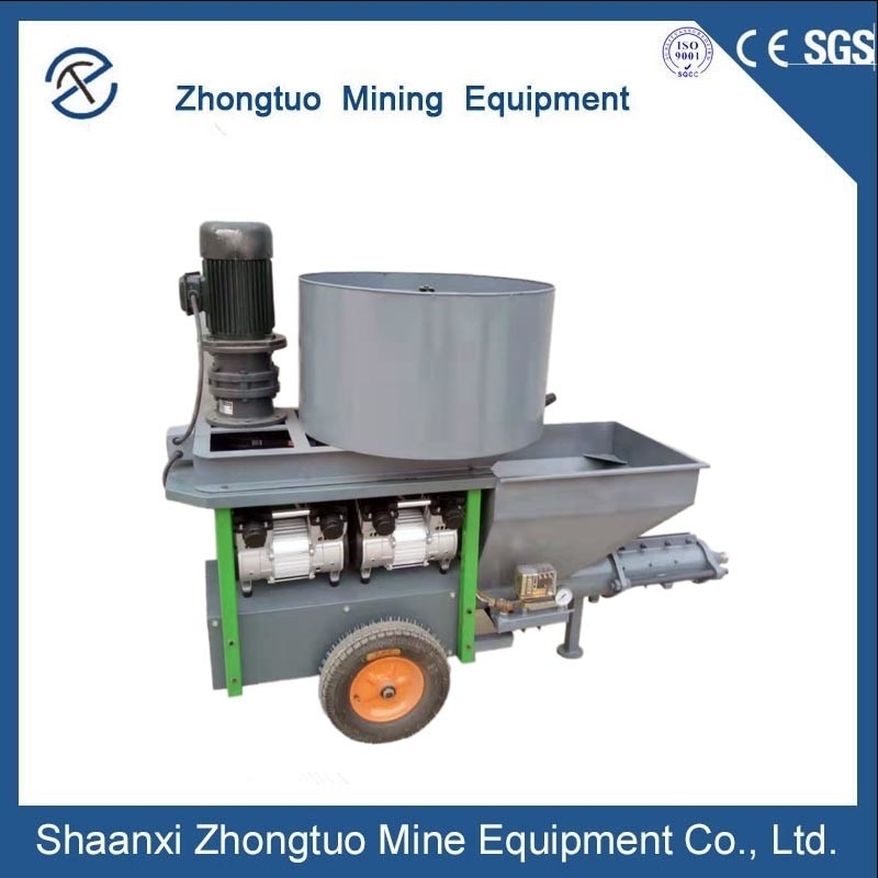 50-Liter Hopper Concrete Pumping Machine Mixed Cement Mortar Plaster Spray Machine