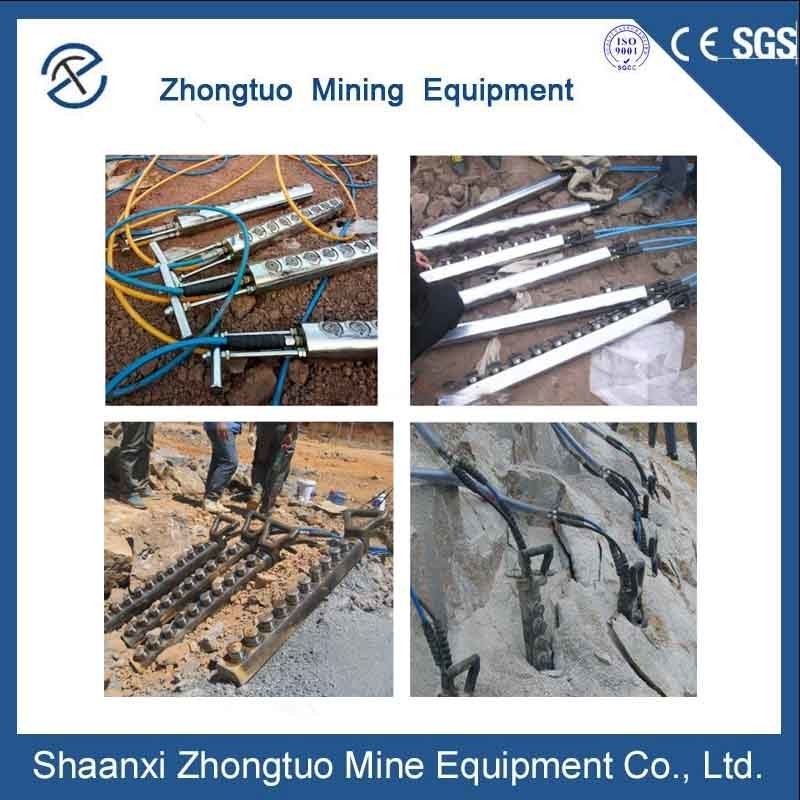 Powerful Hydraulic Rock Splitter Stone Breaker Equipment  Diesel Power Pack