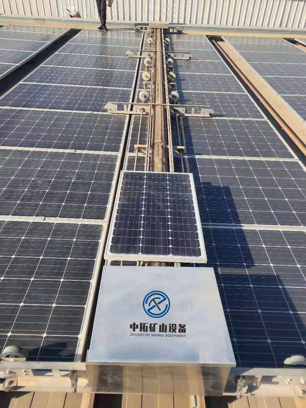 Automatic Cleaning Time And Frequency Solar Panel Cleaning Machine For Photovoltaic
