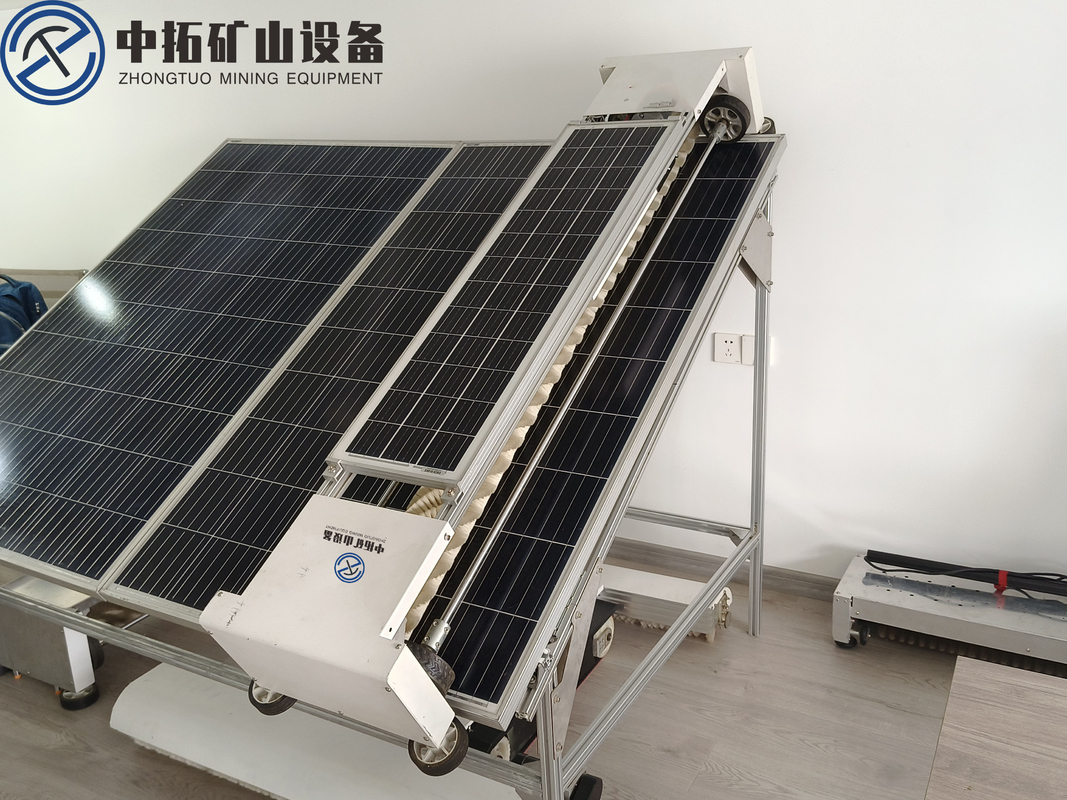 Automatic Cleaning Time And Frequency Solar Panel Cleaning Machine For Photovoltaic