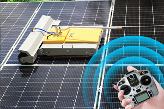 Automatic Solar Panel Cleaning Robot