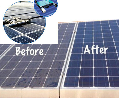 Solar Panel Cleaning Kits Automatic Solar Panel Cleaner Customized ISO CE