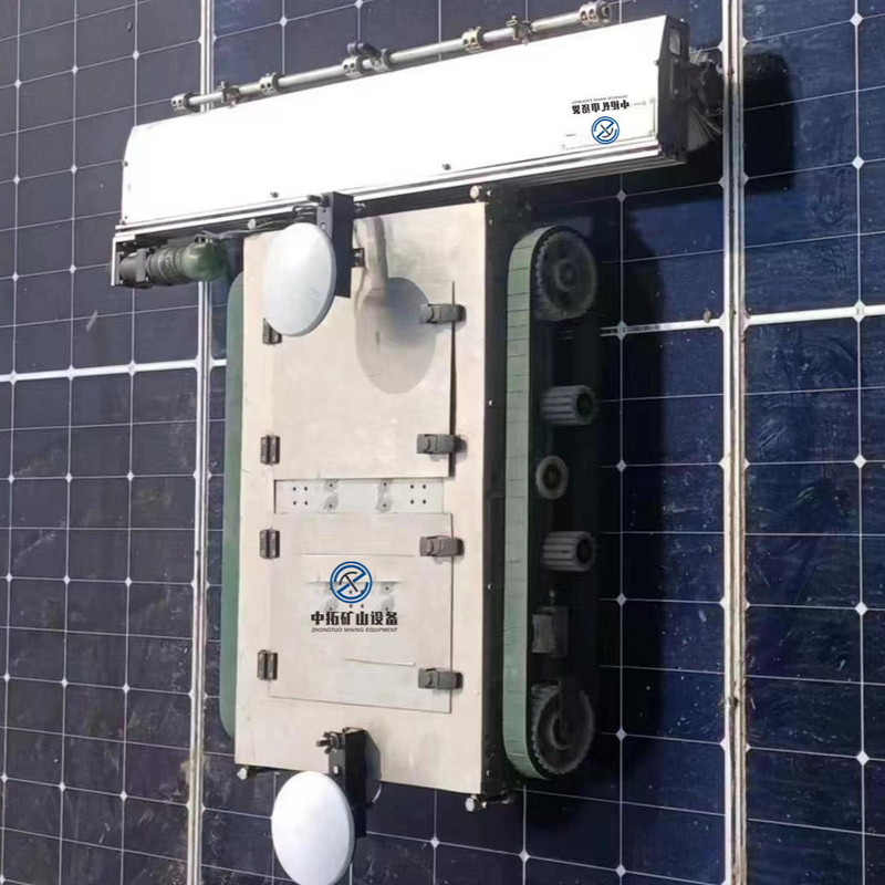 Long Lasting Photovoltaic Solar Panel Cleaning Robot 0-50 m/min travel speed