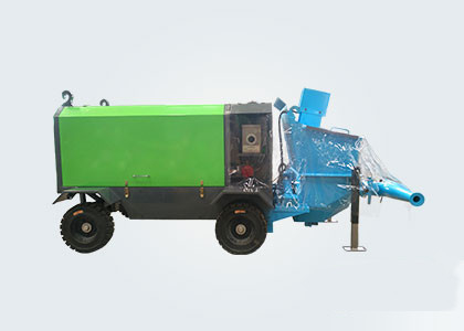 ZTp-90 Hydraulic Shotcrete Concrete Wet Spraying Machine With 3-9m³/H For Tunnel Base Slope