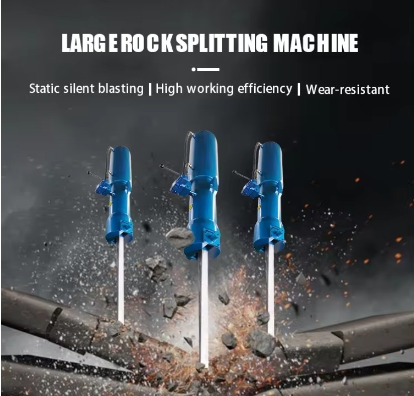Excavator Mounted Rock Splitter Large Stone Breaker For Blasting And Demolition