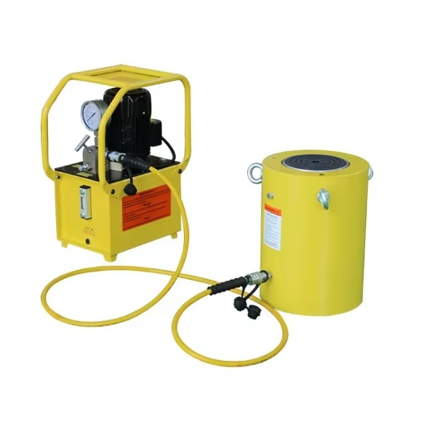 100 150 150 Ton High Tonnage Hydraulic Cylinder Jack Single Acting Lifting