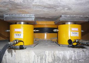 100 150 150 Ton High Tonnage Hydraulic Cylinder Jack Single Acting Lifting