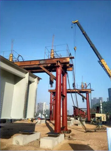250 Ton 500Ton Hydraulic Synchronous Lifting System Strand Jacks