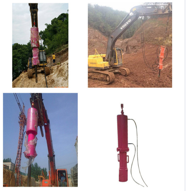 Portable Hydraulic Rock Splitting Machine Silent Rock Splitting Rod For Ore Mining