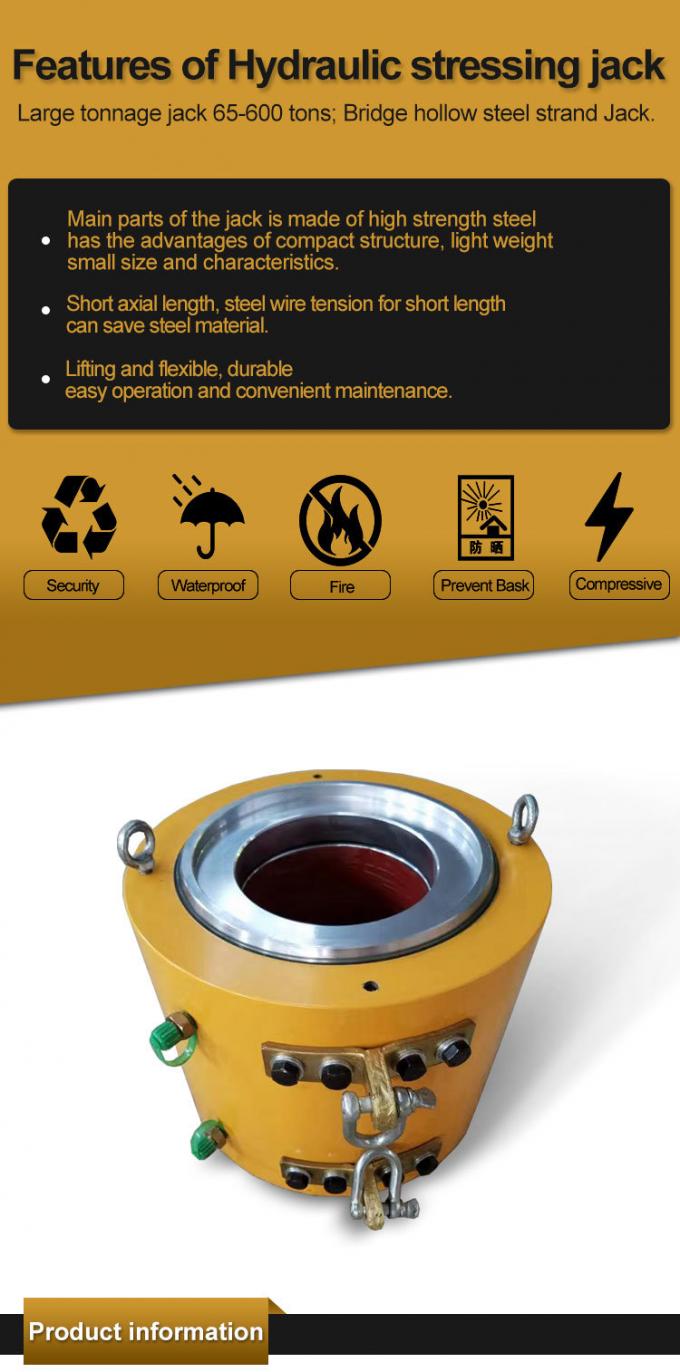 Multi Wire 65-600ton Hydraulic Strand Jack