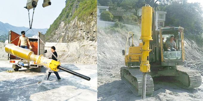 Big Hydraulic Rock Splitter for 76mm/89mm/110mm/120mm Hole Diameter