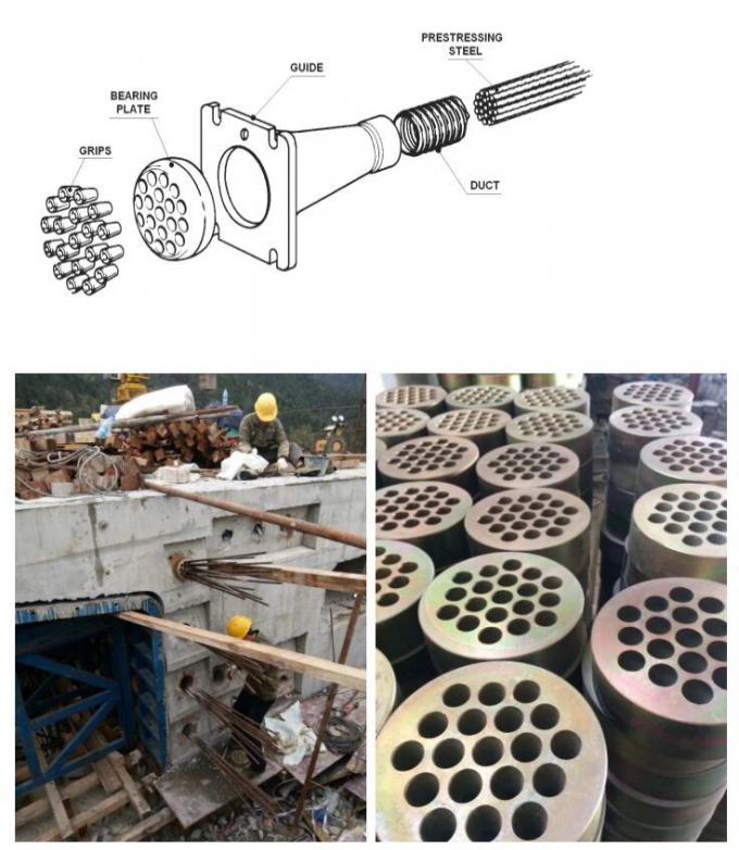 Prestressed Anchorage Working Anchor for PC Strand